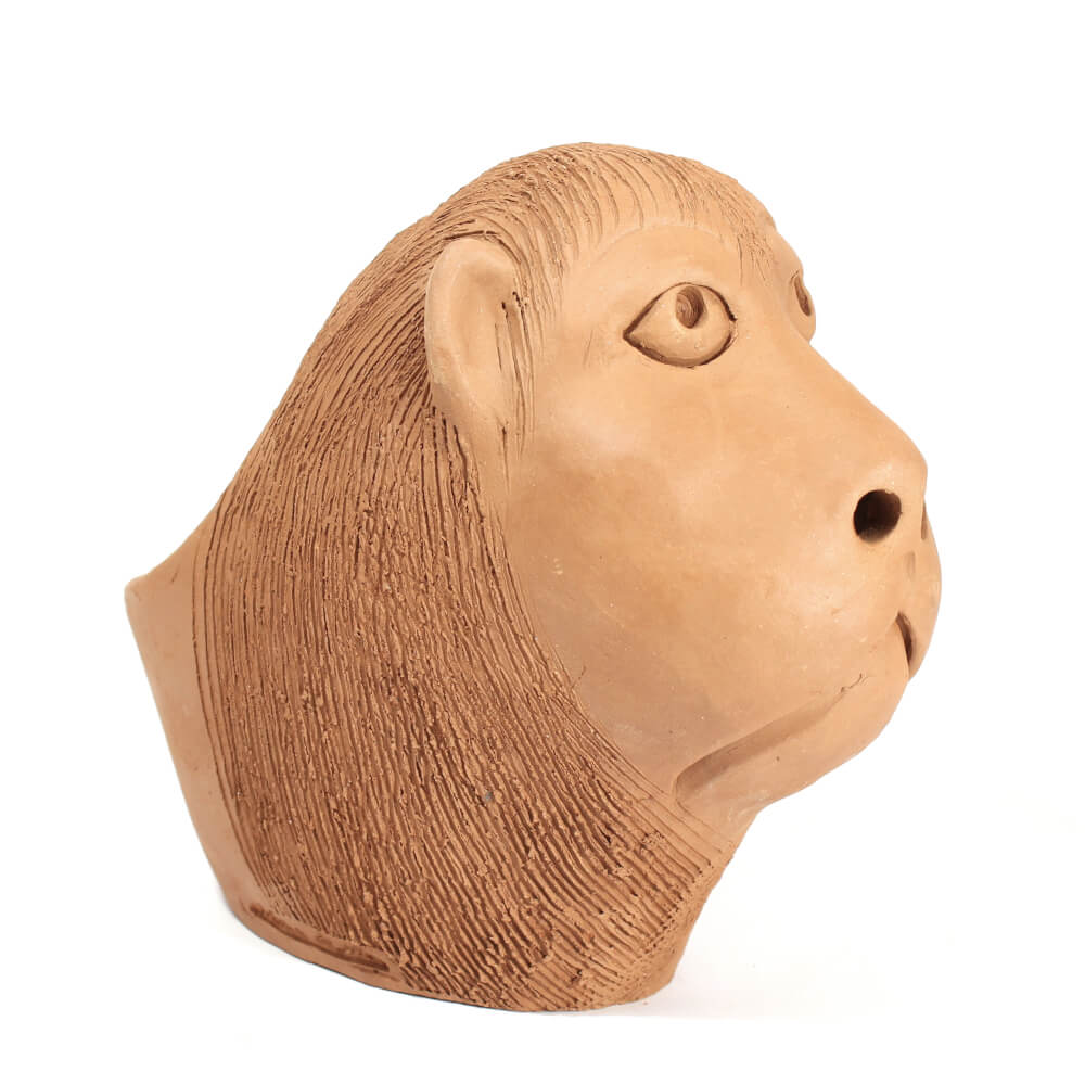 Carranca porta objetos em cerâmica clara Carranca porta objetos em cerâmica clara