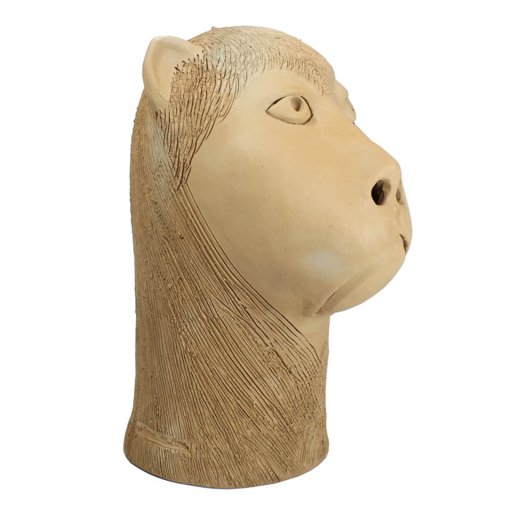 Totem Carranca em cerâmica - 24cm Totem Carranca em cerâmica - 24cm