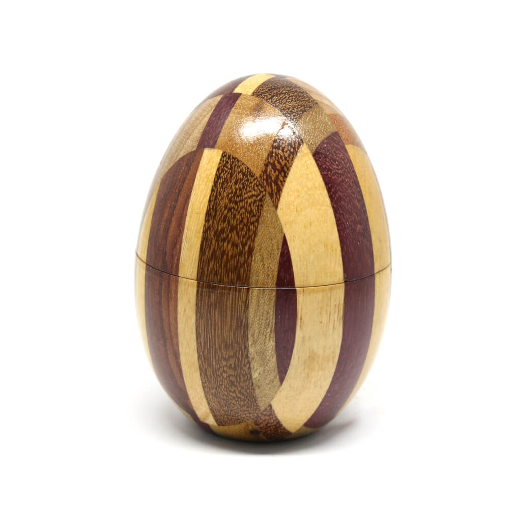 Ovo porta bijoux em marchetaria Ovo porta bijoux em marchetaria