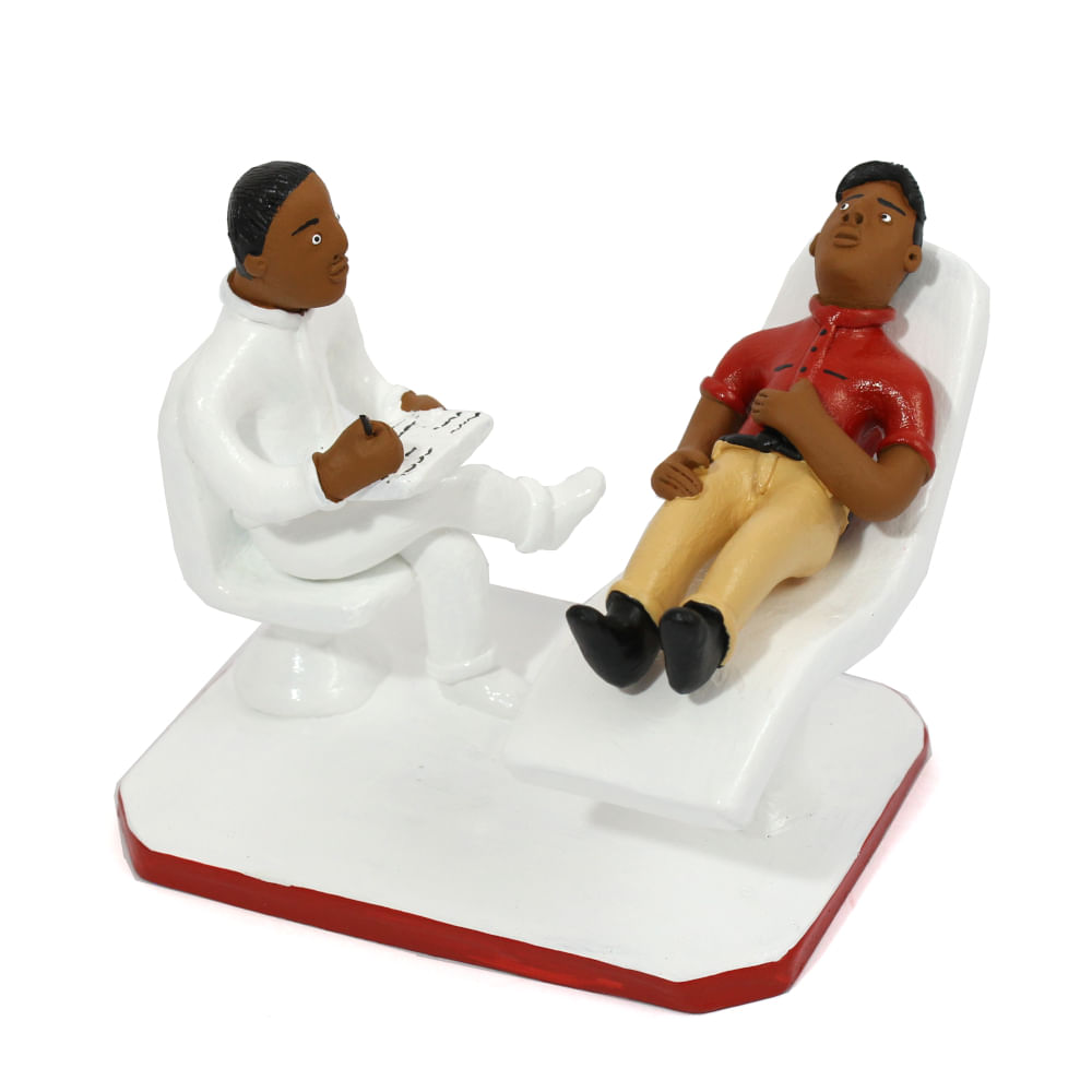 Profissão Homem Médico em barro Profissão Homem Médico em barro