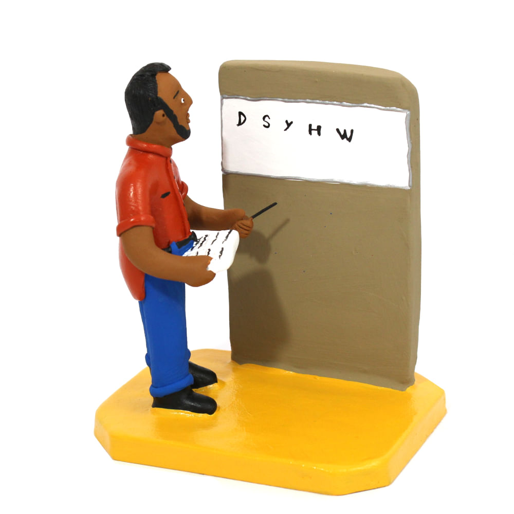 Profissão Homem Professor em barro Profissão Homem Professor em barro