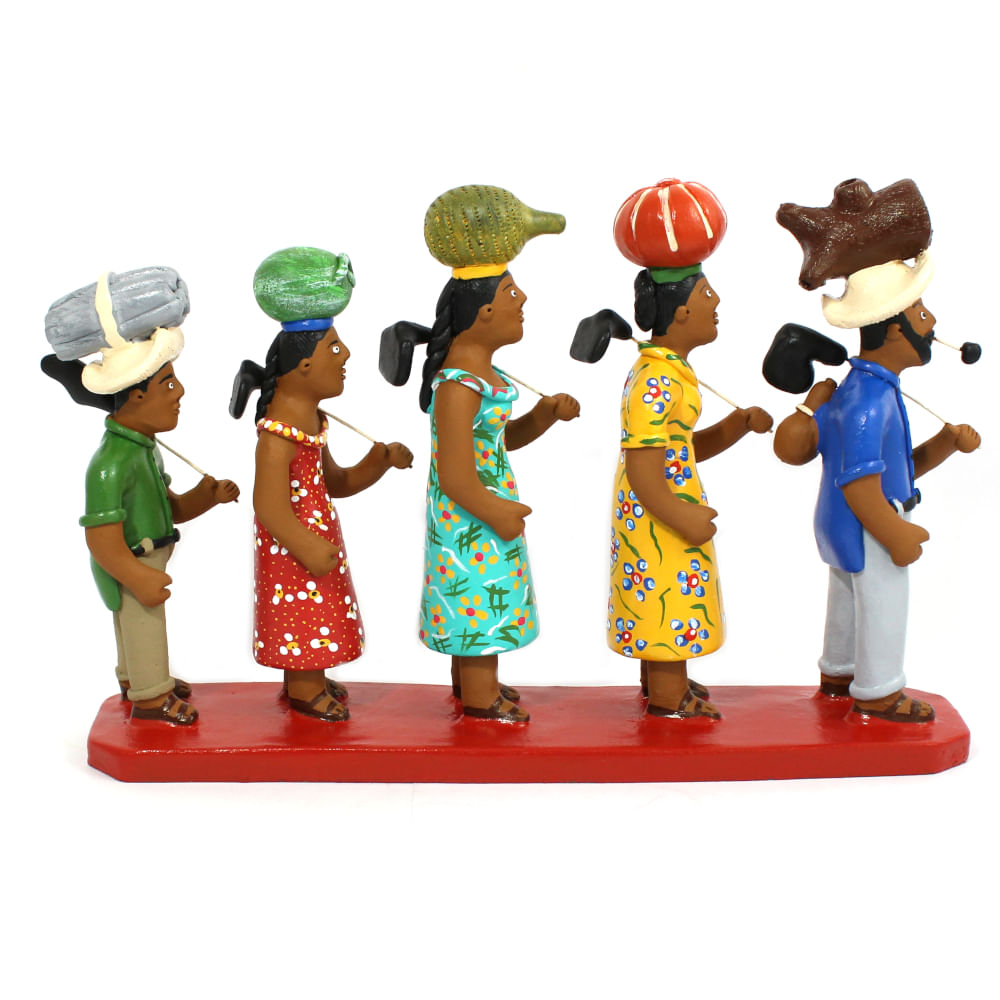 Escultura Volta da Roça em barro Escultura Volta da Roça em barro