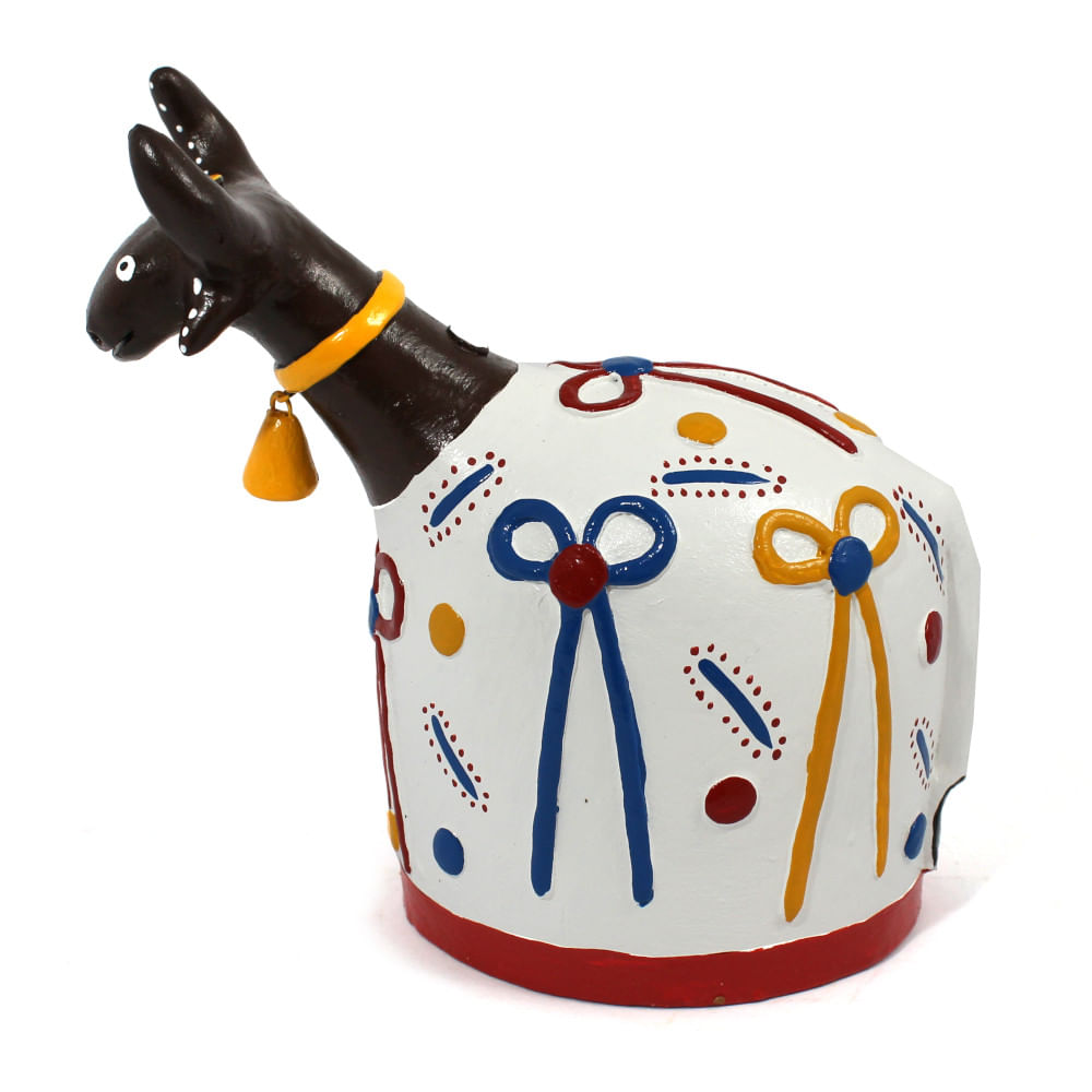 Boi Branco em barro Boi Branco em barro