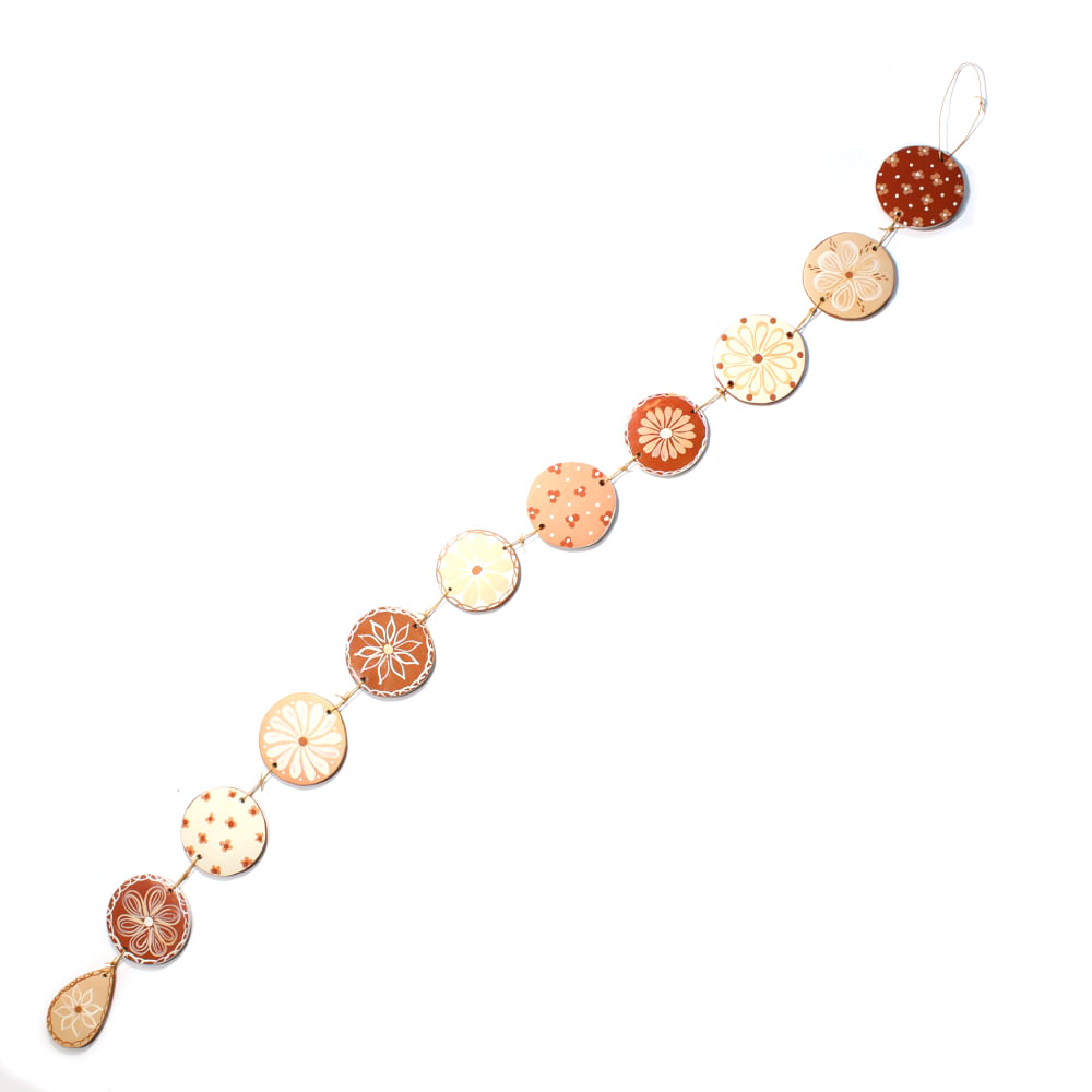 Móbile com círculos em cerâmica Móbile com círculos em cerâmica