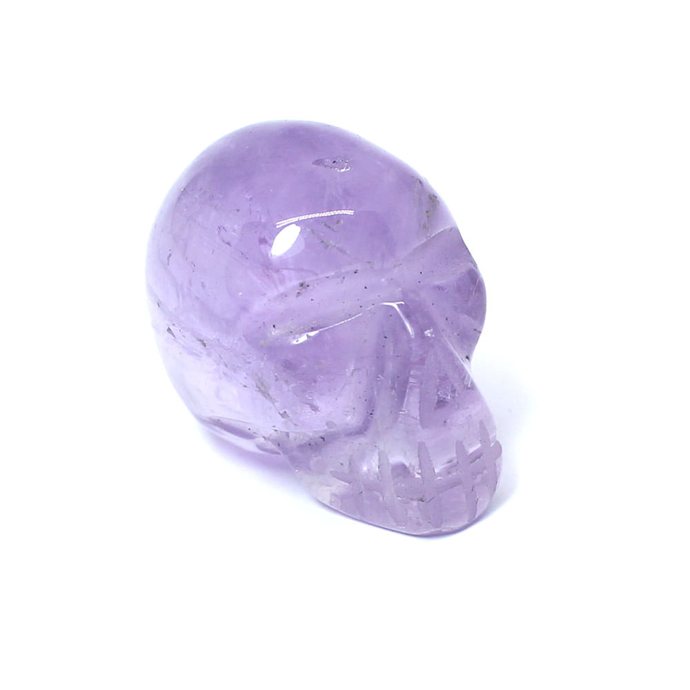 Caveira em Quartzo roxo Caveira em Quartzo roxo