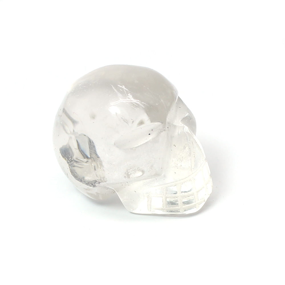 Caveira em Quartzo branco Caveira em Quartzo branco