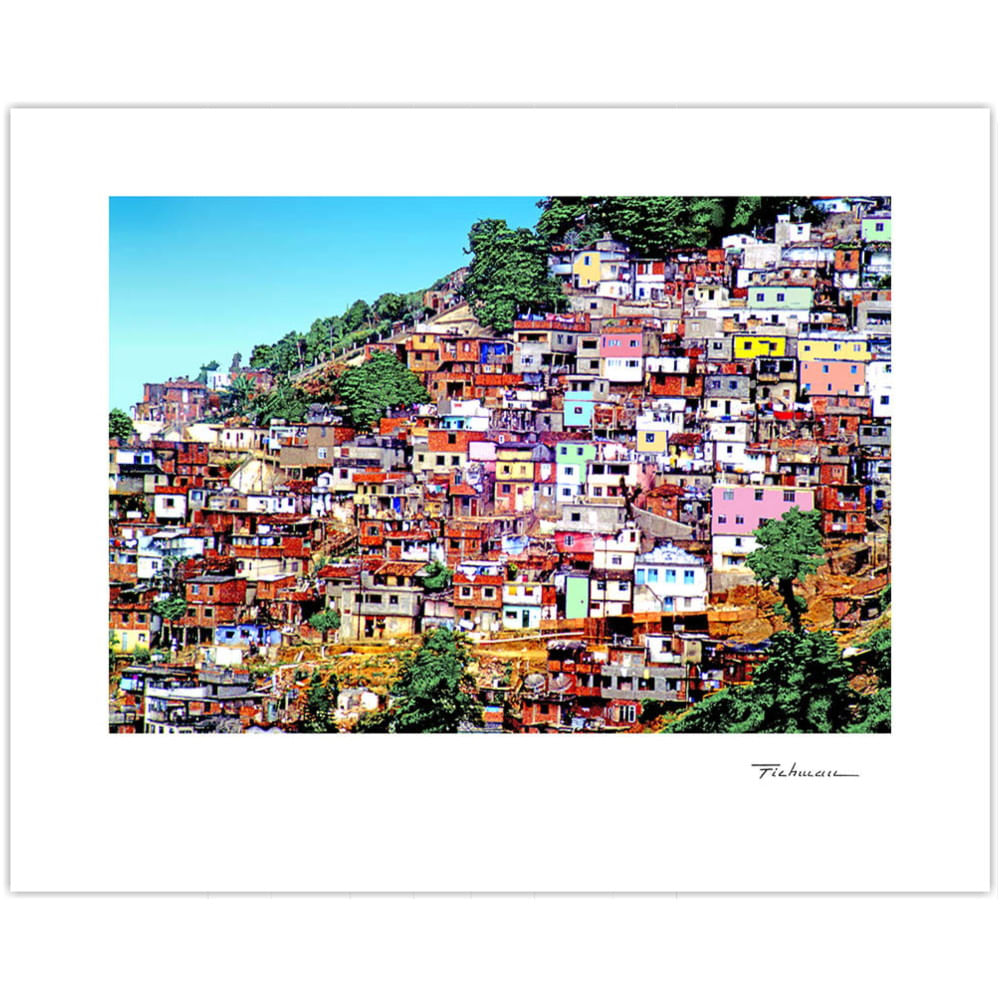 Favela - Fotografia colorida Favela - Fotografia colorida