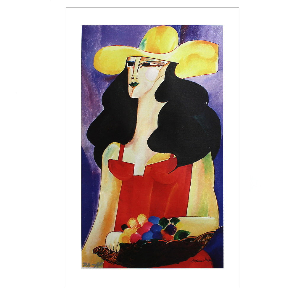 Giclée - PA - Mulher - 71x40 - Aldemir Martins Giclée - PA - Mulher - 71x40 - Aldemir Martins