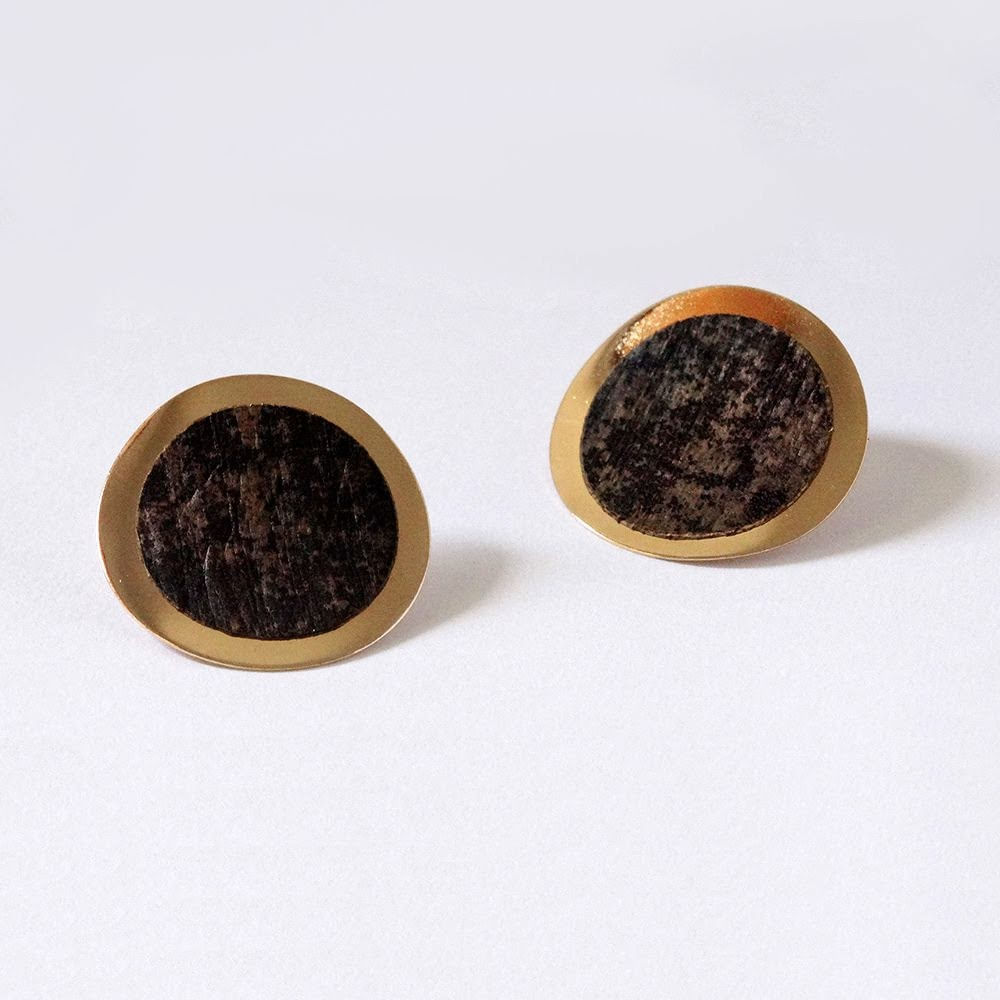 Brinco em fibra de bananeira - Inês Brinco em fibra de bananeira - Inês