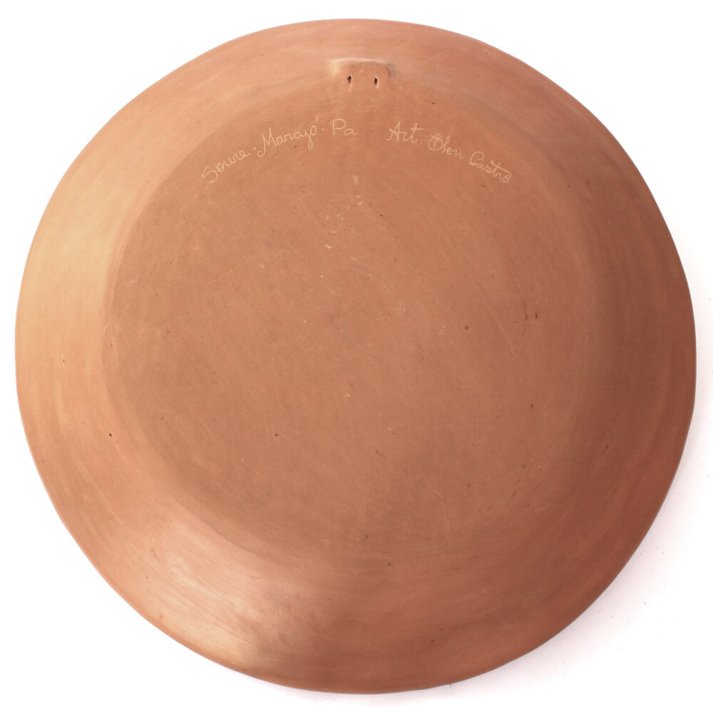 Prato Marajoara De Parede Redondo Com Setas TheFOB prato-marajoara-de-parede-redondo-com-setas-thefob