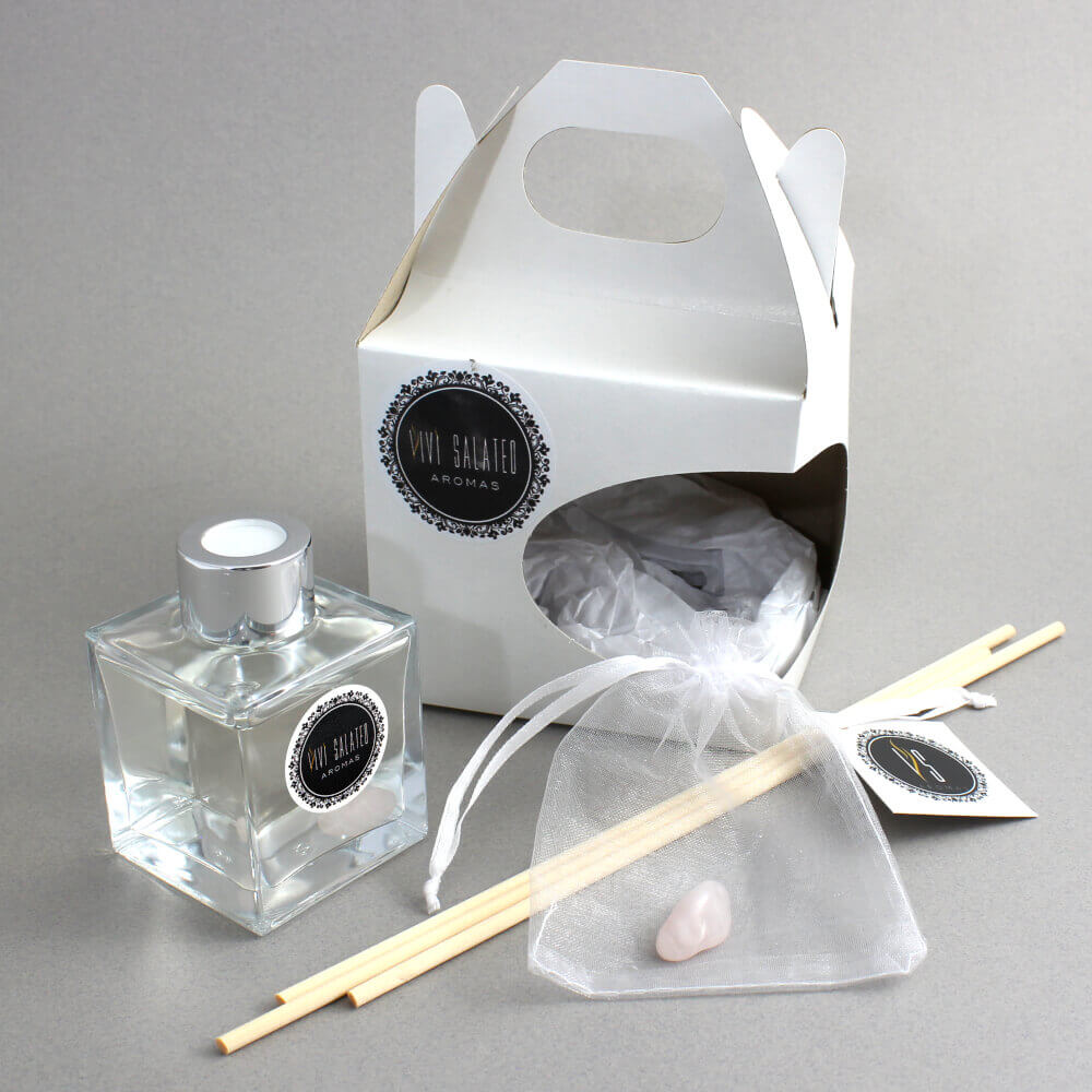 Aromatizante Energia Vital Cristal Quartzo Rosa Aromatizante Energia Vital Cristal Quartzo Rosa