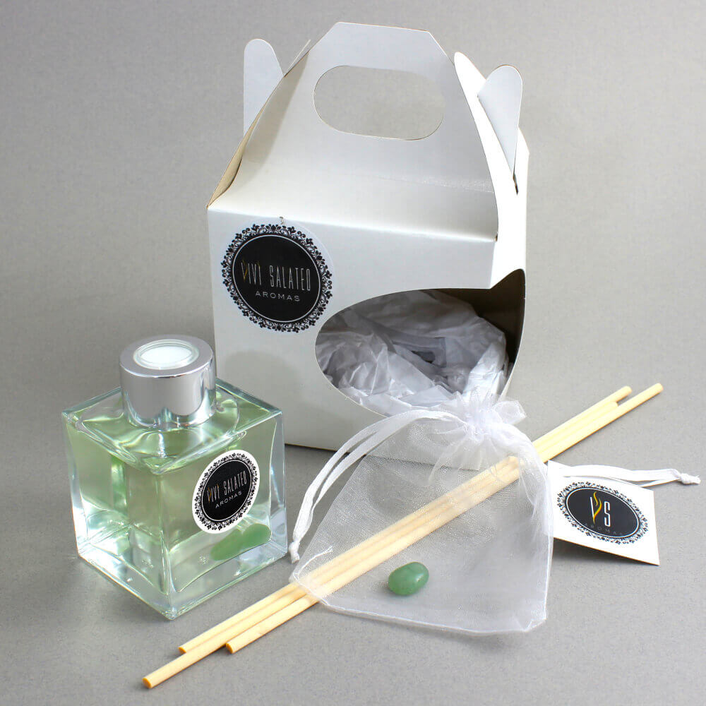 Aromatizante Energia Vital Cristal Quartzo Verde Aromatizante Energia Vital Cristal Quartzo Verde