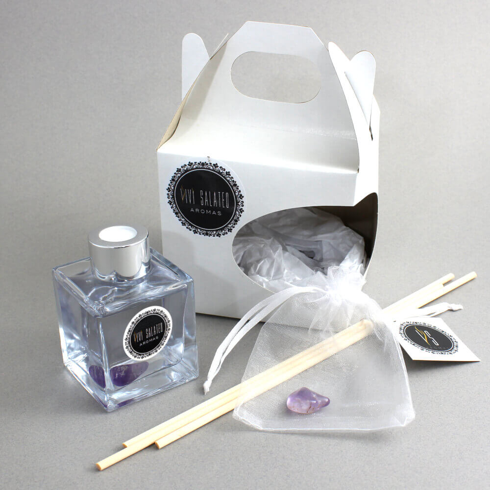 Aromatizante Energia Vital Cristal Quartzo Ametista Aromatizante Energia Vital Cristal Quartzo Ametista